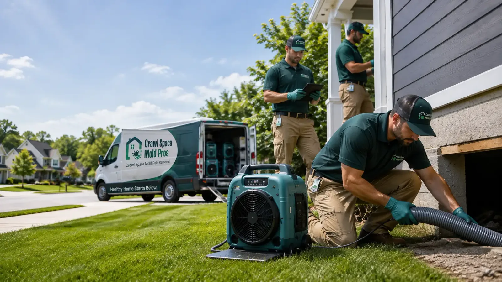 Crawl Space Mold Removal in Ferris, IL